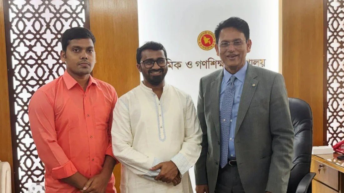 শিক্ষামন্ত্রীর সঙ্গে সাক্ষাৎ, নিয়োগ পাচ্ছেন স্থায়ী ঠিকানা না থাকা মিশন আচার্য